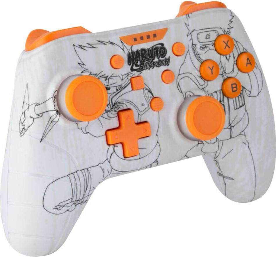 Konix Naruto Kakashi Gamepad voor Nintendo Switch, Nintendo Switch Lite en PC - Wit