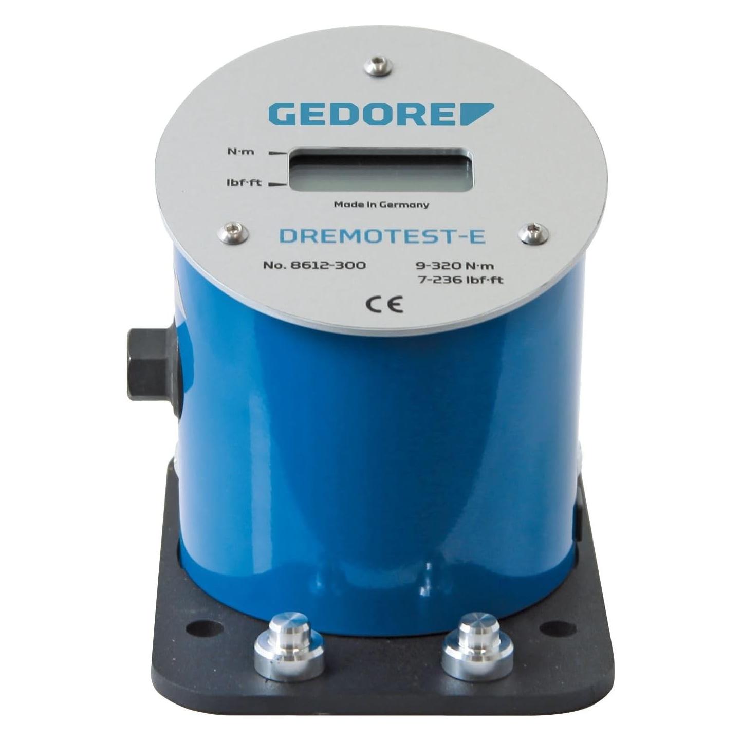 Gedore 8612-050 Elektronisches Prüfgerät DREMOTEST E 0,9-55 Nm (1/4", 3/8", 0.90 - 55 Nm) (1947699)