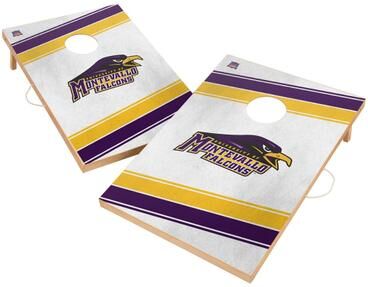 Skip's Garage Montevallo Falcons Regulation 2x4 Cornhole Set