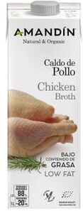 Amandin Caldo de Galinha Biológico 1 L