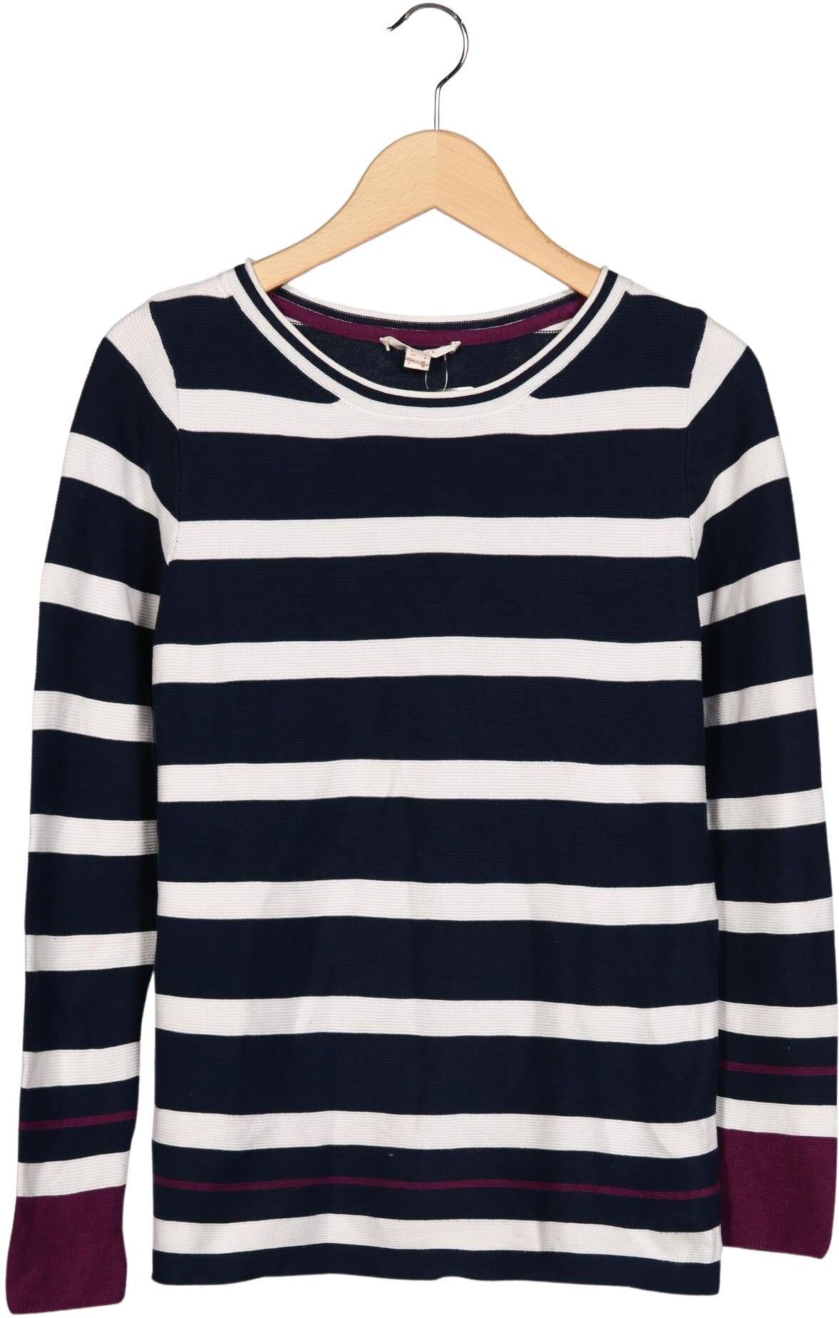 Comma Damen Pullover, Mehrfarbig, Gr. S, Baumwolle - Second Hand