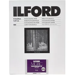 Ilford Fotopapier (190 g/m2, 18 x 24 cm, 100 Stk.), Fotopapier, Schwarz