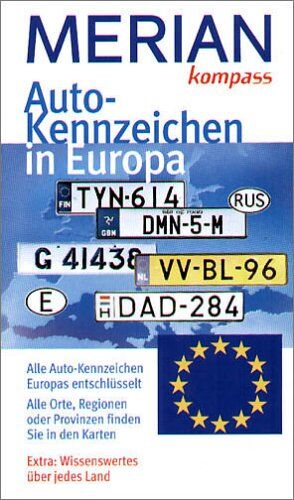 Martin Maedebach - Auto-Kennzeichen in Europa (MERIAN Reise-Kompasse) - Preis vom 09.10.2026 07:28:09 h