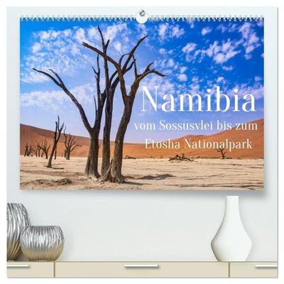 Namibia - Vom Sossusvlei bis zum Etosha Nationalpark (hochwertiger Premium Wandkalender 2027 DIN A2 quer), Kunstdruck in Hochglanz