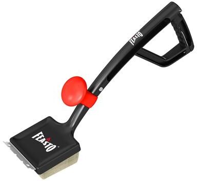 Feasto Ergonomic Long-Handled Grill Steam Cleaning Brush.