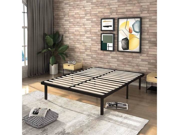 Sommier 140x190cm - Frixovel - 7 Pieds - A lattes - 28 Lattes - Montage facile