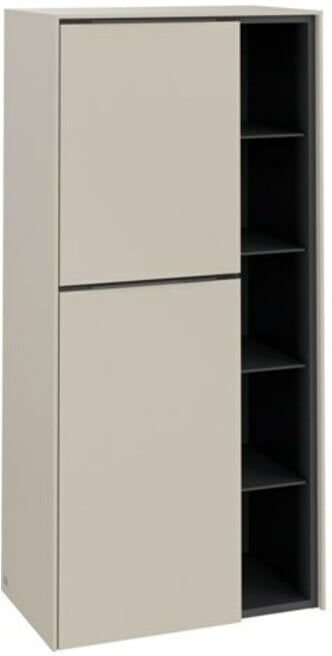 V&B; Mittelschrank Subway 3.0 57,4x120x36,2cm, porte gauche/grise, cashmere Gr ; Villeroy & Boch (C59802VN)