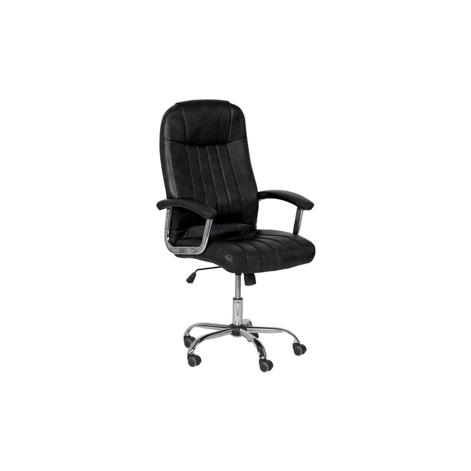 Carmen 6181 Chefsessel mit Kunstleder – Schwarz