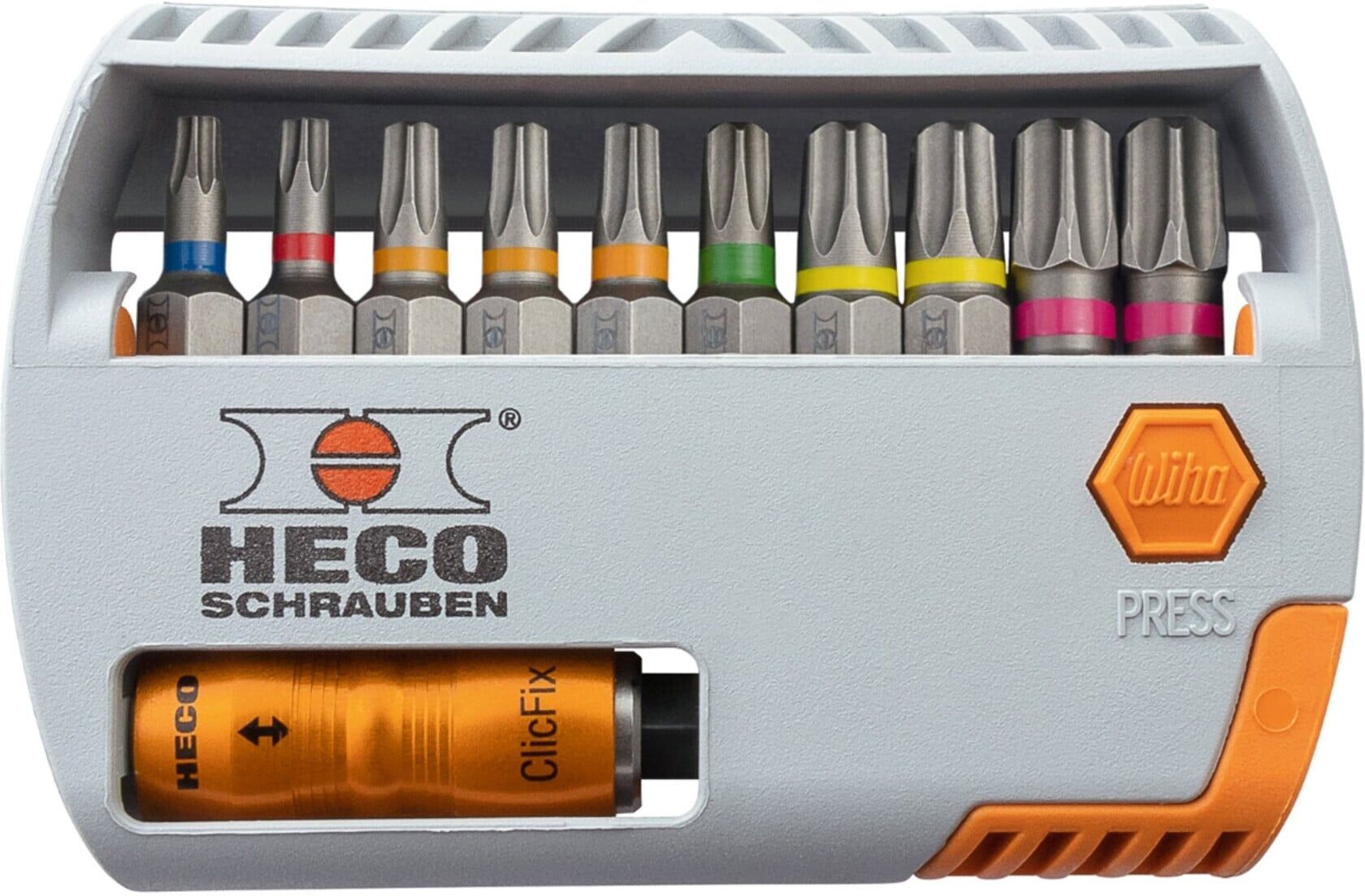 HECO-Bit-Selector, HECO-Drive, mit Farbkodierung 11-tlg. (58561)