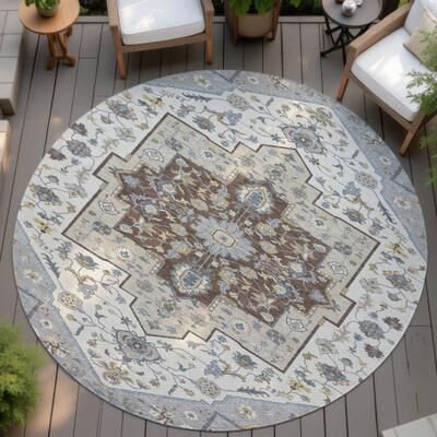 Addison Rugs Machine Washable Indoor/ Outdoor Traditional Kolkata Chantille Rug
