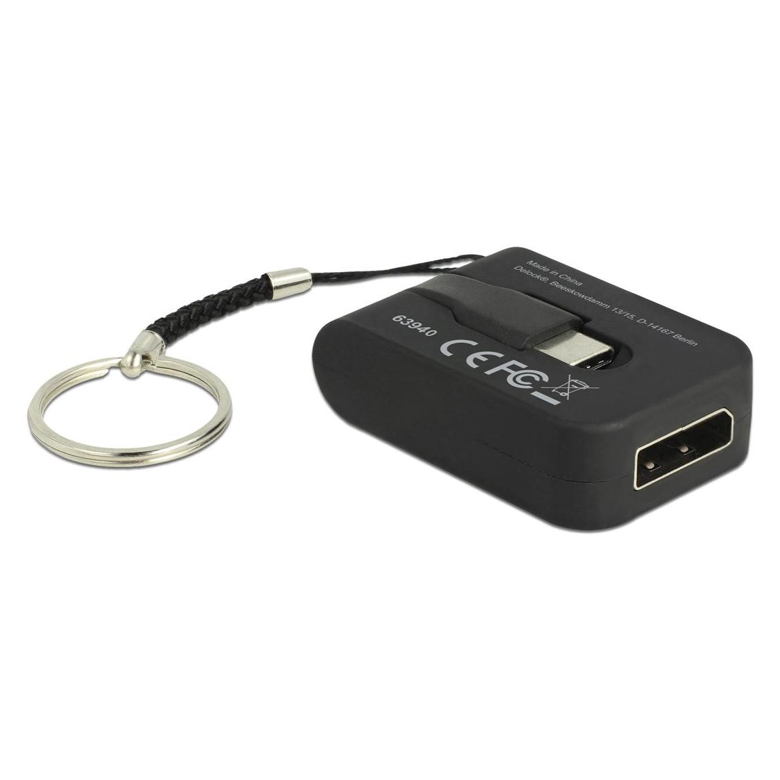 Delock Monitoradapter USB Typ-C zu DP, DP Alt (DisplayPort) (63940)
