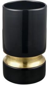 Elk Studio Elk Home Brooke Black Finish Glass 5.75 Inch Wide Vase