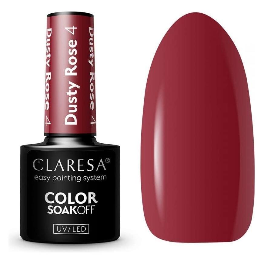 Claresa Soak Off UVLED Dusty Rose Hybrid Gel Polish 004 5g (Dusty Rose) (44151394)