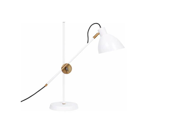 Konsthantverk Lampe de table KH1 blanc mat, laiton brut