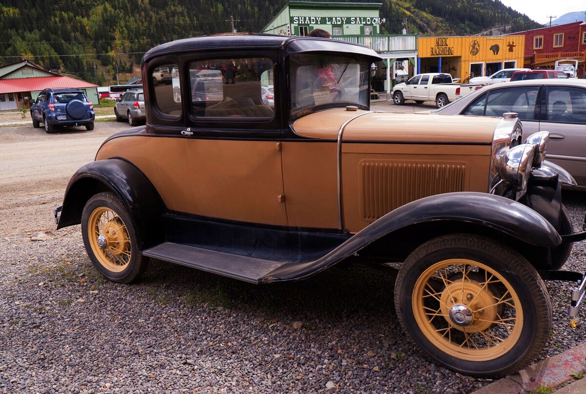 Fototapete PAPERMOON "Oldtimer", bunt, B:3m L:2,23m, Vlies, Tapeten, Fototapete