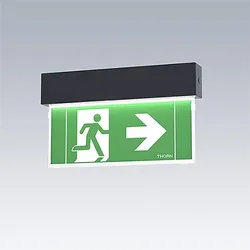 Zumtobel 96637608 Voyager Blade 115: Notleuchte, Dist. 23m VOYAGER BLADE 2 115 MS E1/3BC BK
