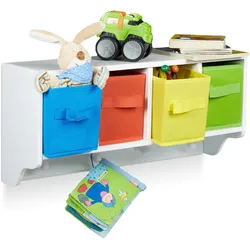 Relaxdays, Kinderregal, Albus (61 x 16 x 28 cm)