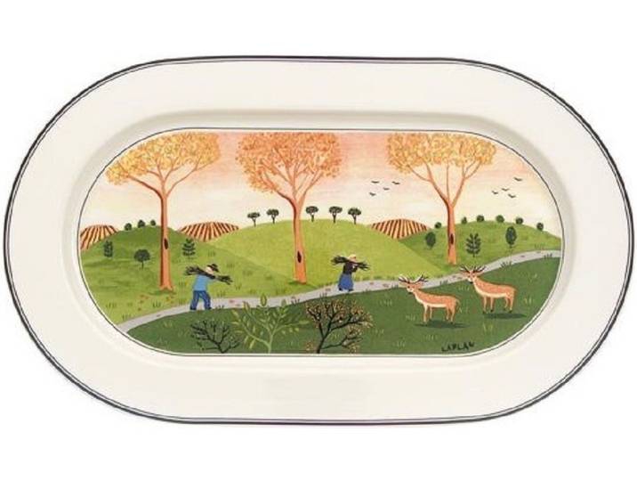 Villeroy & Boch Servierplatte Design Naif Platte oval 34cm