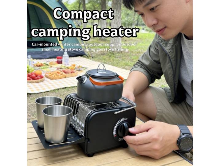 Réchaud de camping extérieur, brûleur à gaz, chauffage de tente de camping, chauffage de chasse, chauffe-mains, équipement de camping