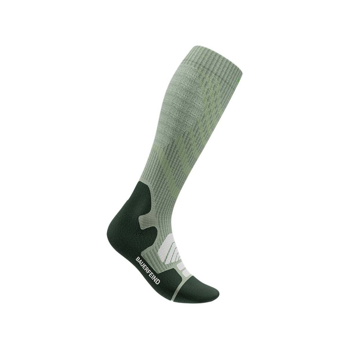 Bauerfeind Outdoor Merino Cp.Socks Wom,l herbal green (HER-GRE) 43-46 70000750
