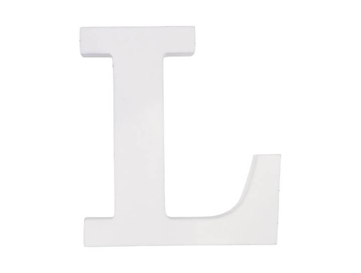 MDF Buchstabe L, FSC 100%, 9,7x2x11cm