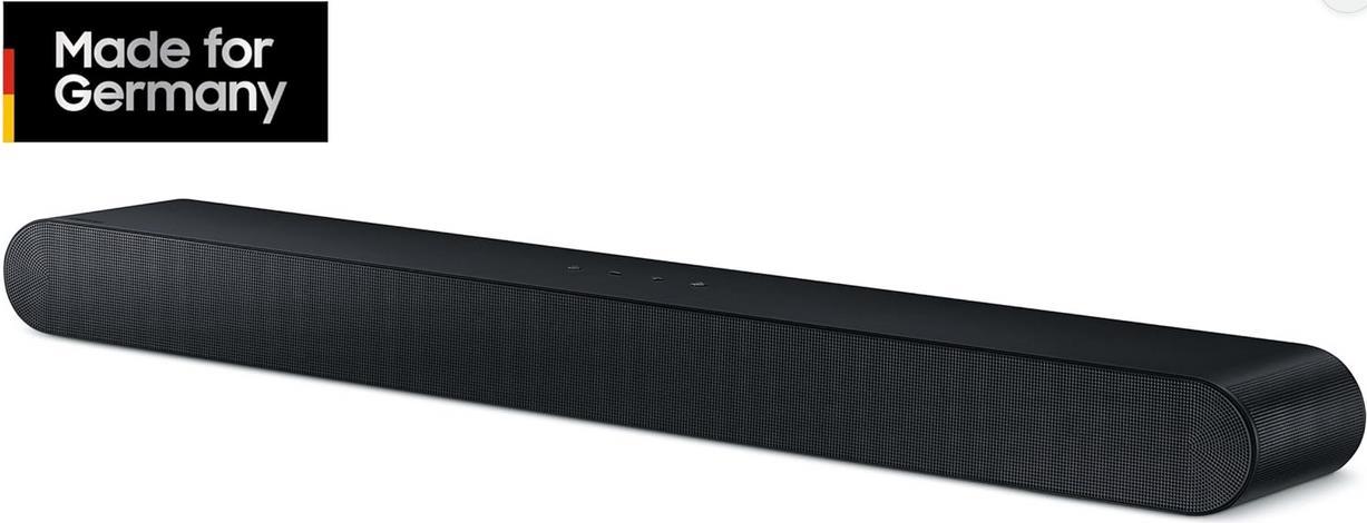 Samsung S-Soundbar HW-S66GD 5-Kanal All-in-one- Soundbar (2024), 5.0 Kanäle, 200 W, Dolby Digital Plus, Dolby TrueHD, Adaptiv, Spiel, Musik, Standard, Schwarz, AAC, AIFF, ALAC, FLAC, MP3, OGG, WAV