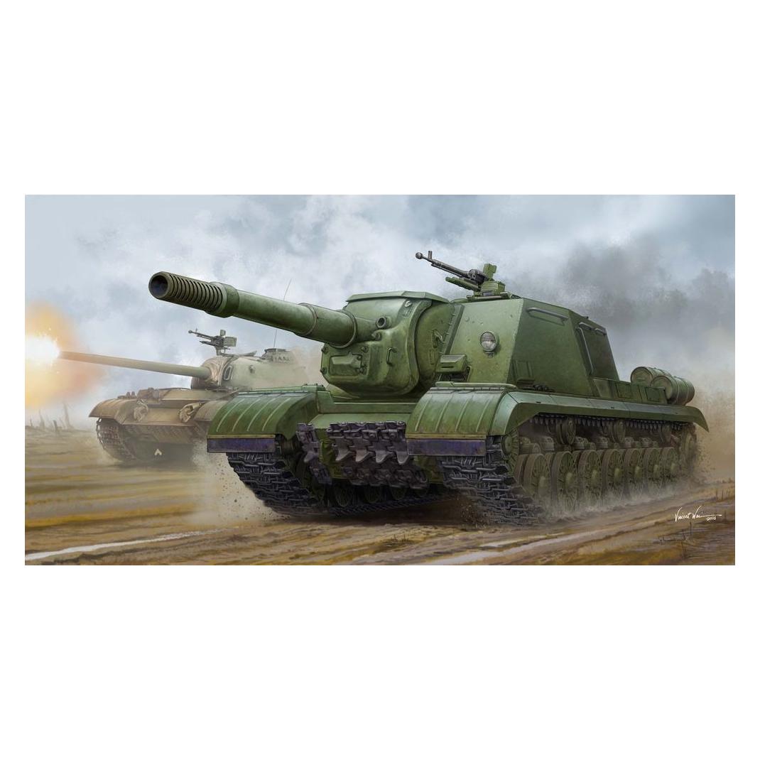 Trumpeter Soviet JSU-152K Armored Self-Propelled Gun (05591)