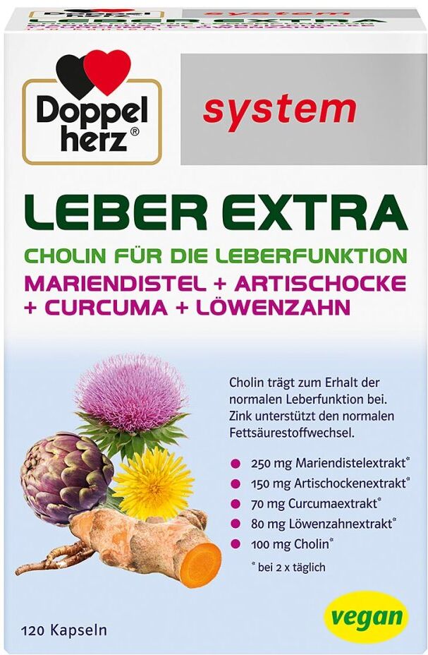 Doppelherz Leber Extra System Kapseln 120stk