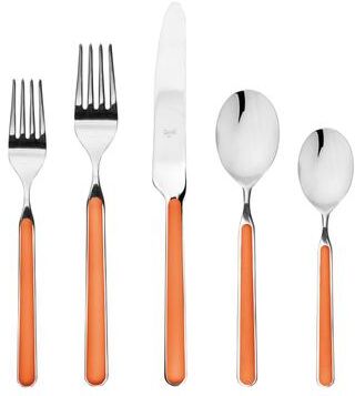 Mepra Fantasia Carrot 5-piece Stainless Steel Flatware Set