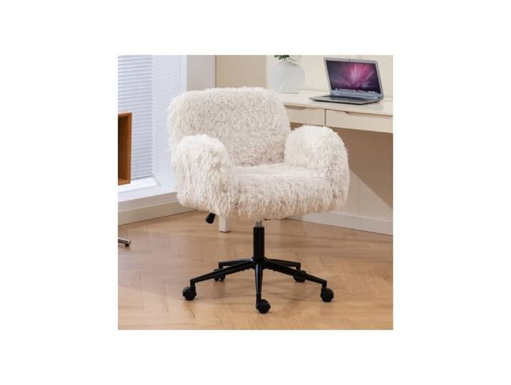 Fauteuil de bureau réglable à 5 niveaux accoudoirs roulettes ergonomique dossier renforcé pivotant