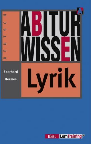 Eberhard Hermes - Abiturwissen: Lyrik - Preis vom 09.10.2026 07:28:09 h