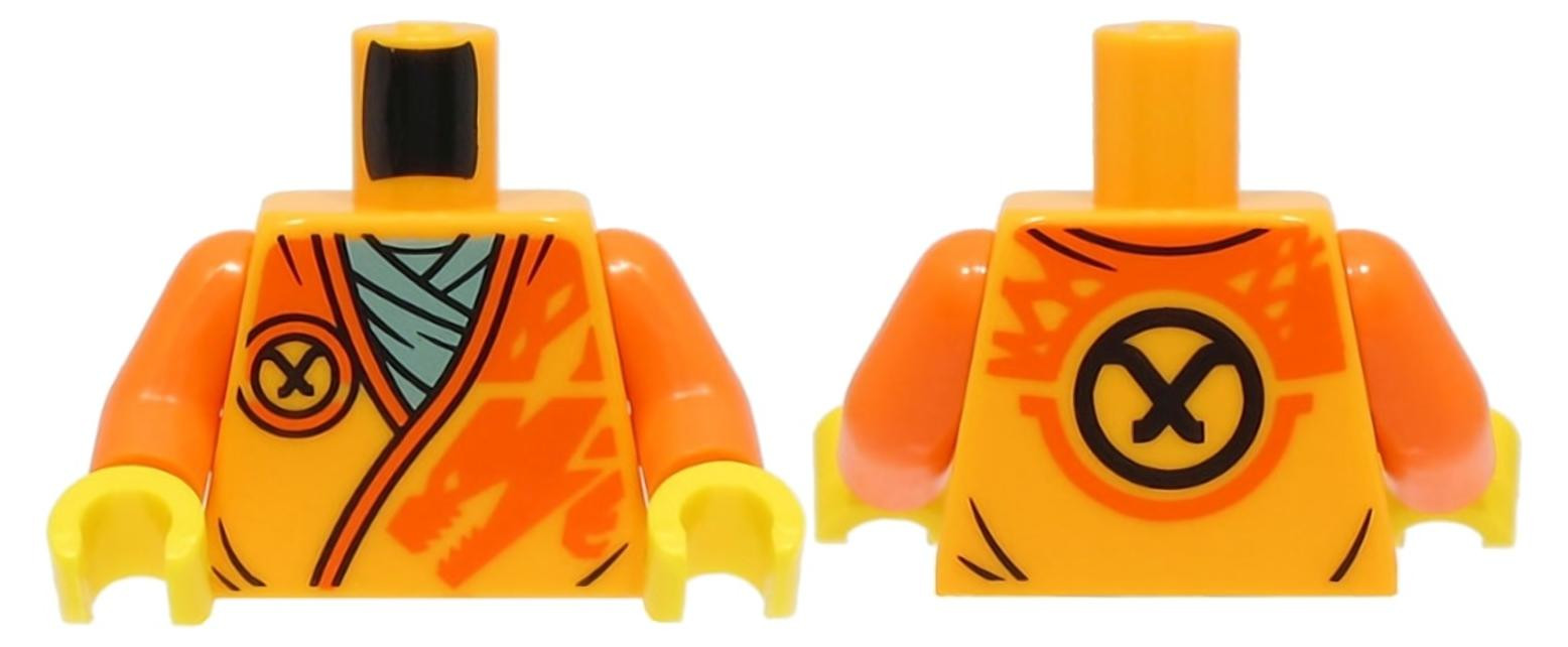 LEGO Torso-kledingstuk Oranje (973pb5248c01)