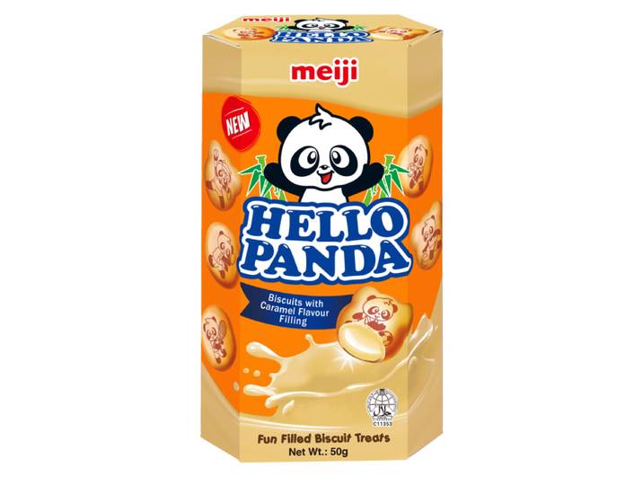 Meiji Hello Panda koekjes met karamelvulling 50 g