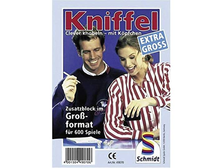 Schmidt Spiele Groot kniffelblok.