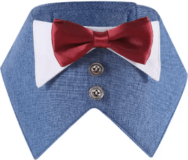 Inspire Picks Sucado Elegant Dog Tuxedo Bandana For Weddings & Special Occasions 3 m