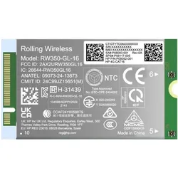 HP LTE-AP Cat 16 WWAN, Netzwerkkarte, Grün, Silber