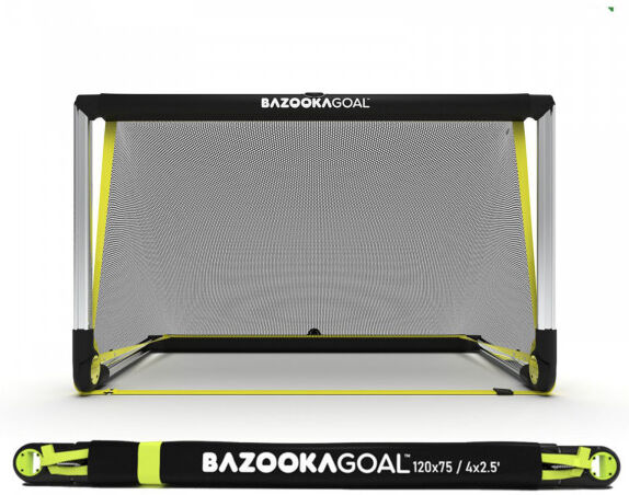 BazookaGoal Football Goals (Aluminium) Silver / Black 4' x 2.5'