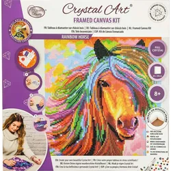 Crystal Art "Colourful Rainbow Horse"