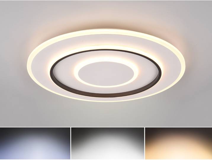 TRIO LED-Wand-/Deckenleuchte LB25 JORA dim 2700-6000K D 60 cm inkl.Fernb.
