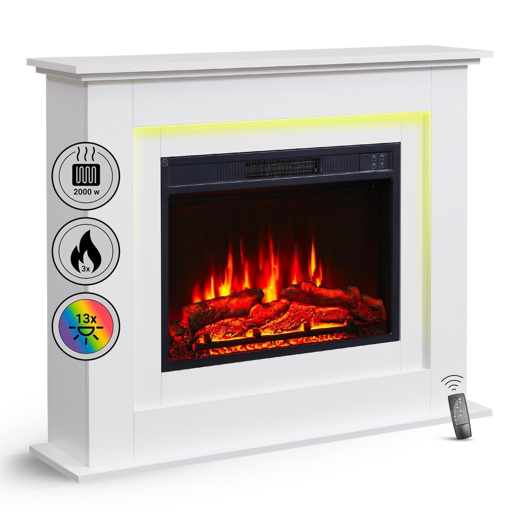 BALDERIA Finn (weiss) Elektro-Standkamin