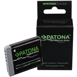 PATONA Premium Akku für Canon NB-13L PowerShot G5 X G5X G7 X G7 X – 3,6 Volt 1010 mAh