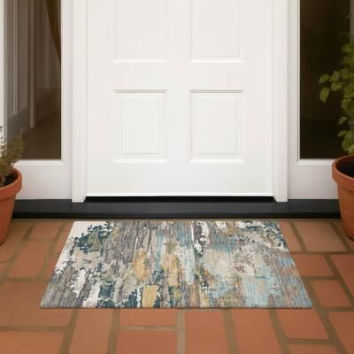 Addison Rugs Machine Washable Indoor/ Outdoor Abstract Emery Chantille Rug