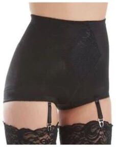 Plus Size Women's Medium Shaping Panty Brief by Rago in Black (Size 8X)