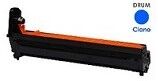 Tamburo C801C Compatibile per Oki C801 C821 C830 C8600 Drum DR81C 44064011 43449015 Ciano Pagine 20.000