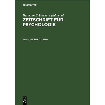 1980, Gebundene Ausgabe von , De Gruyter, 978-3-11-247003-9