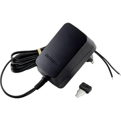 VOLTCRAFT VC-11258685 Steckernetzteil, einstellbar 3 V/DC, 4.5 V/DC, 5 V/DC, 6 V/DC, 7.5 V/DC, 9 V/DC, 12 V/DC 1A 12W