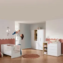 Paidi Babyzimmer-Set Lieven Dekor Weiß