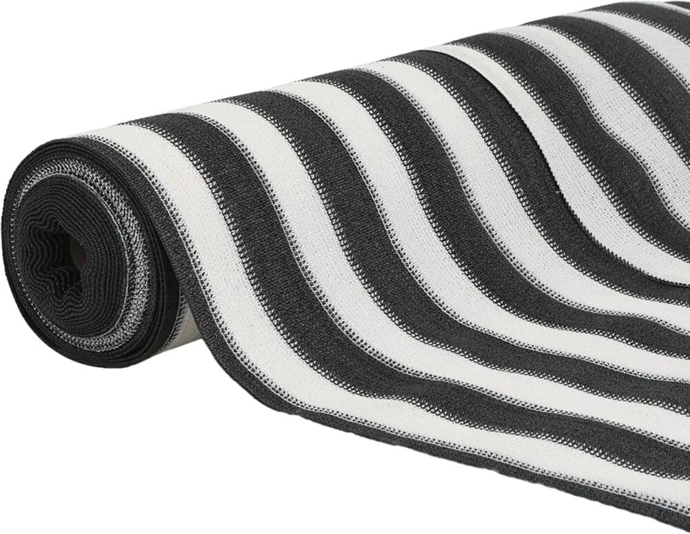 vidaXL Privacy Net Rectangulaire 1 x 10 m (150 g) Anthracite and White