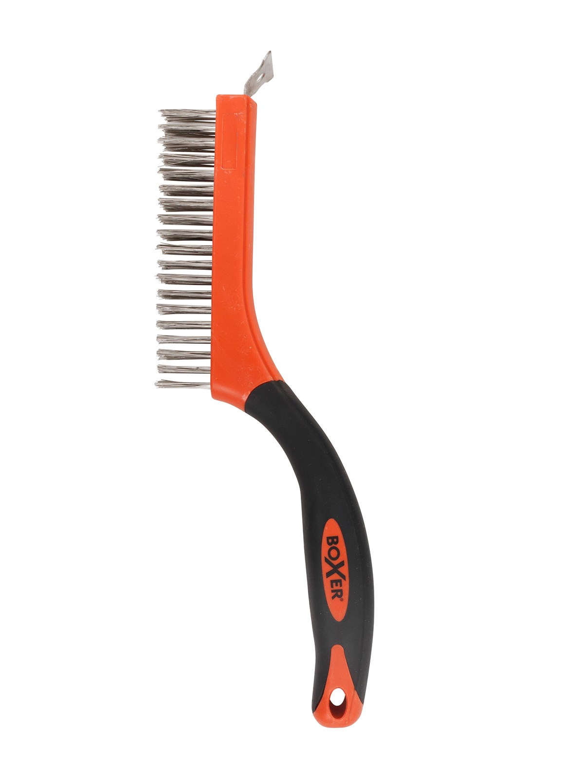 Boxer Steel brush with scraper - 3 rows