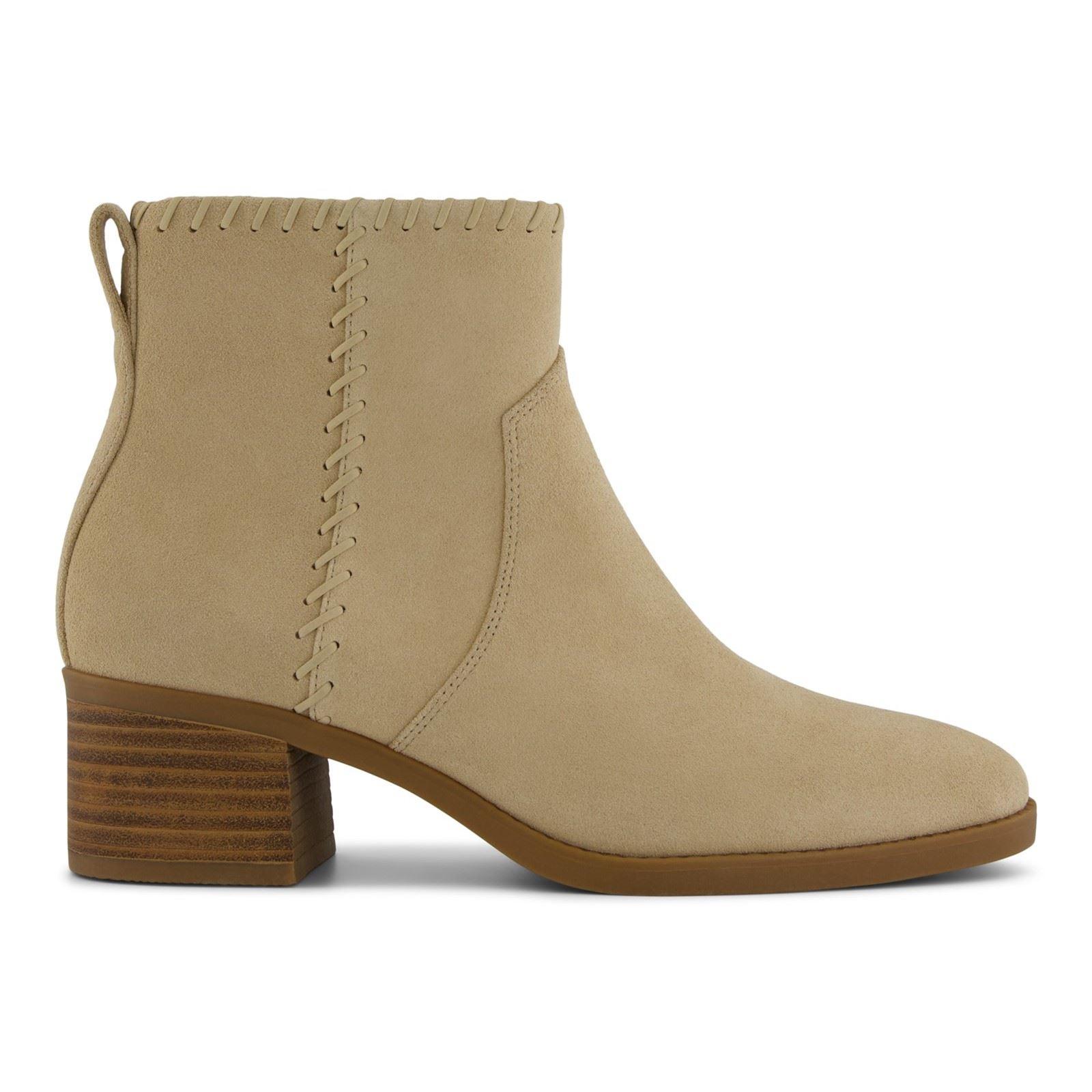 TOMS Delilah Absatzsuede Damen Sandalen Stiefeletten
